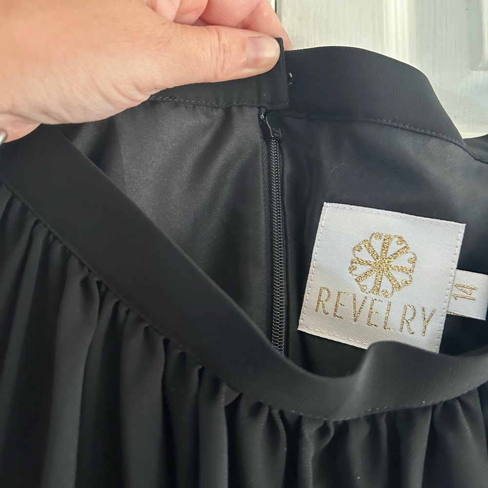 Revelry Two Piece Black Dress - Picture 6 of 8